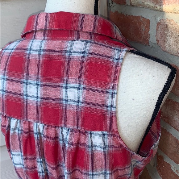Plaid Sleeveless Dress XS - Picture 7 of 14